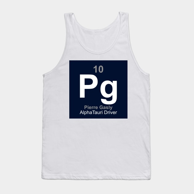 Pierre Gasly Driver Element Tank Top by GreazyL